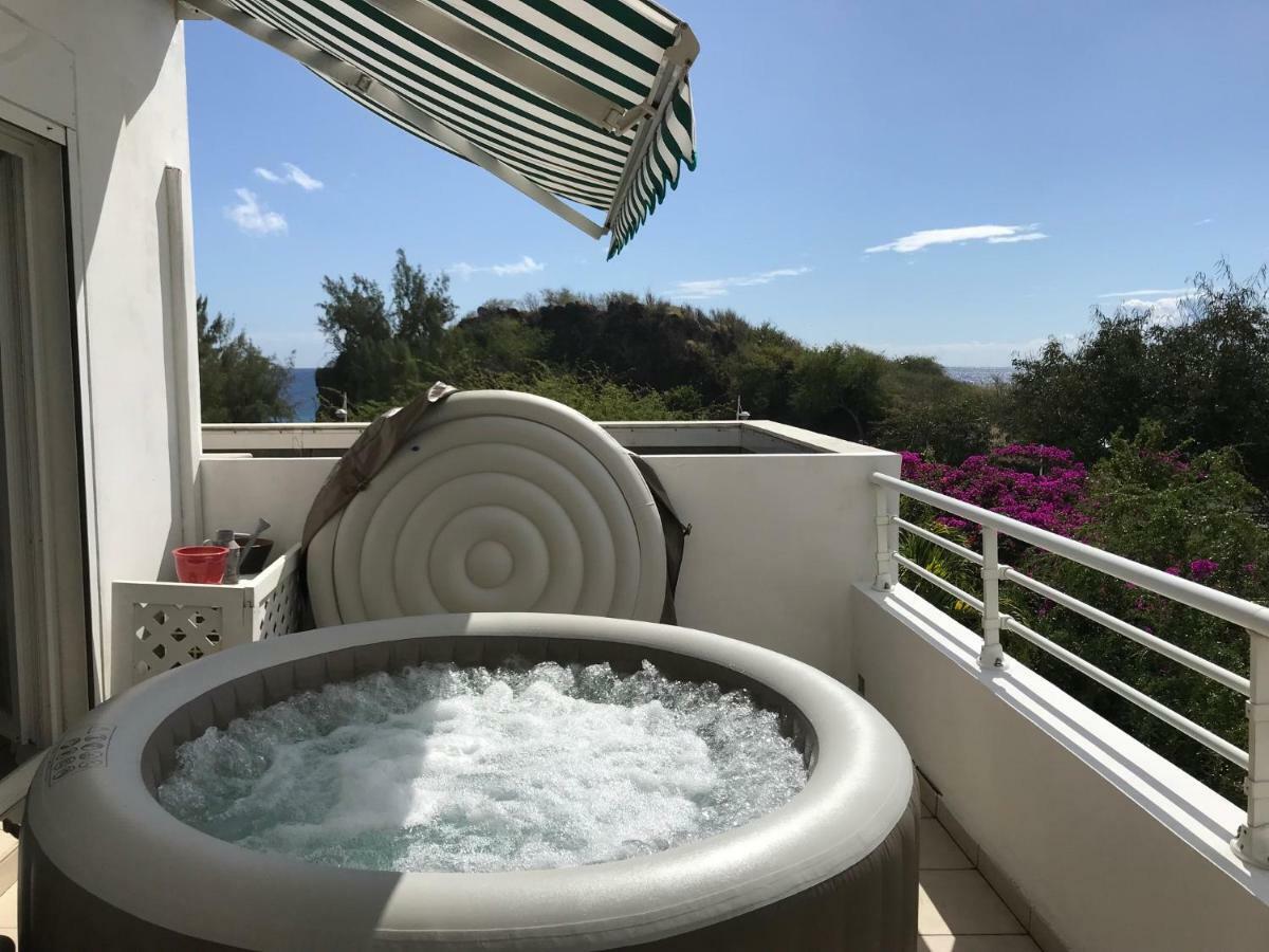 Meuble Homard Avec Jacuzzi Et Vue Mer Сен-Жиль-ле-Бэн Экстерьер фото